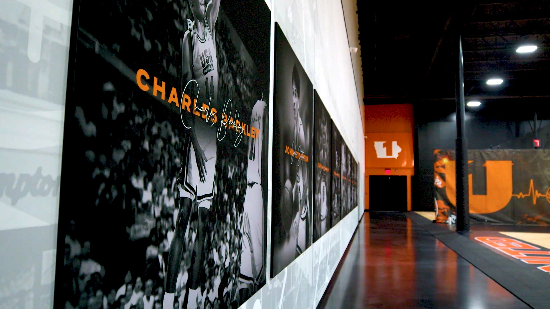 Iowa United Basketball Facility Wall of Fame