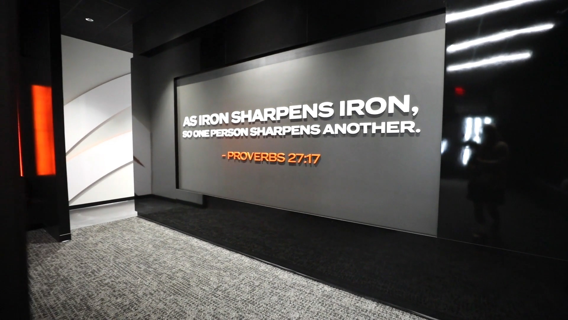 Iowa United inspiration wall